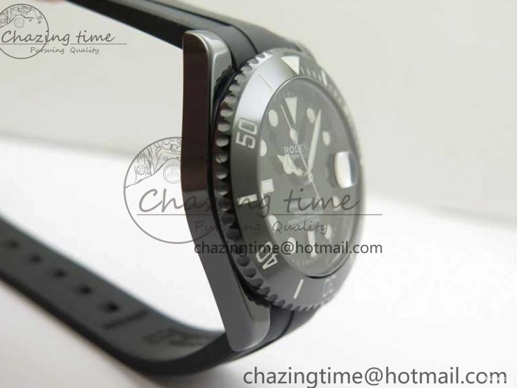 Edition SA3135 Black Black Green Strap Rubber Submariner Best 5GF Ceramic Dial on 40mm 0425